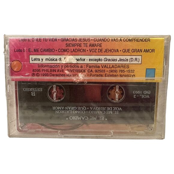 Dale Tu Vida by Hebreos 11:6 (Cassette, 1993) Música Cristiana NUEVO - Picture 3 of 5